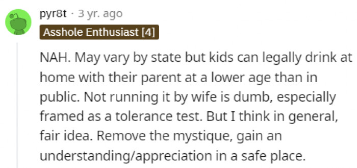 Probably should have let the wife know.