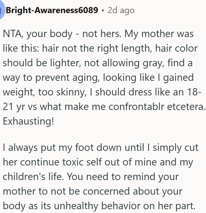 Setting boundaries against toxic control is the healthiest choice.