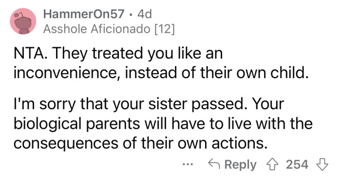 Op's parents now have to deal with the consequences of their actions.