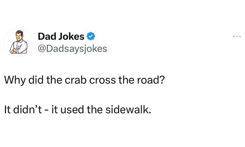 Those crabs...