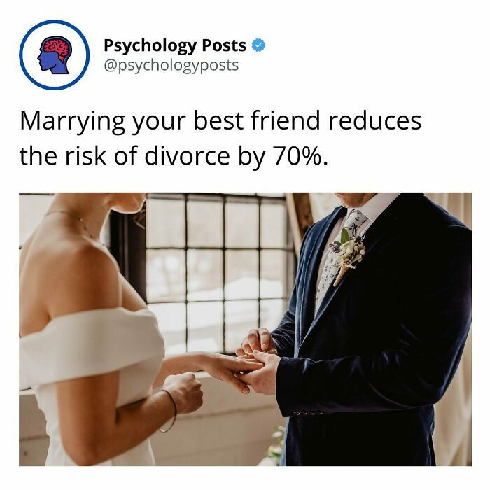 The reason to marry your best friend