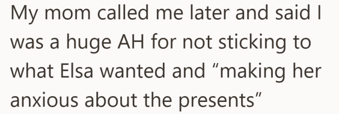 Family pressure enters the picture, reframing the situation as a matter of compliance.
