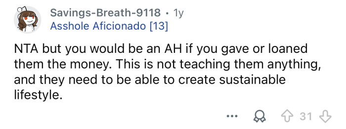 You did the right thing.