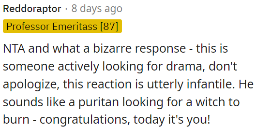 It's a bizarre and dramatic situation.