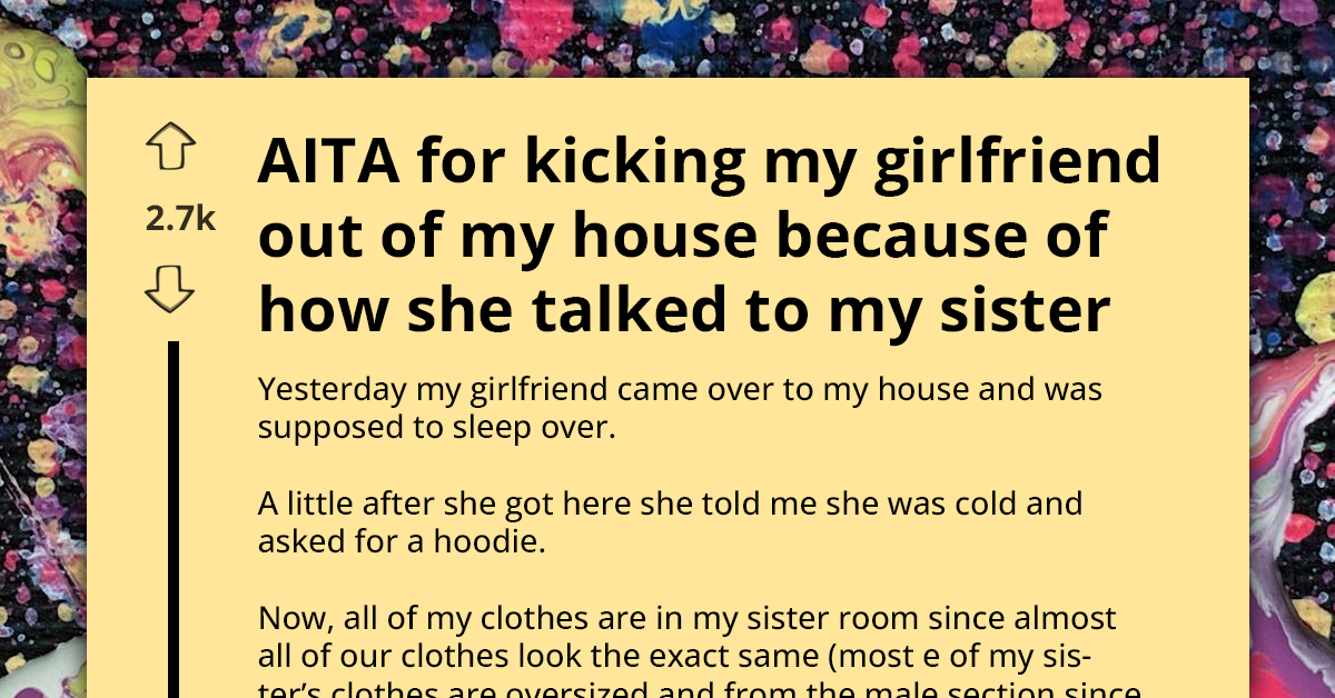 Man Faces Relationship Crisis After He Kicks Out Girlfriend for Fighting with His Sister Over Closets