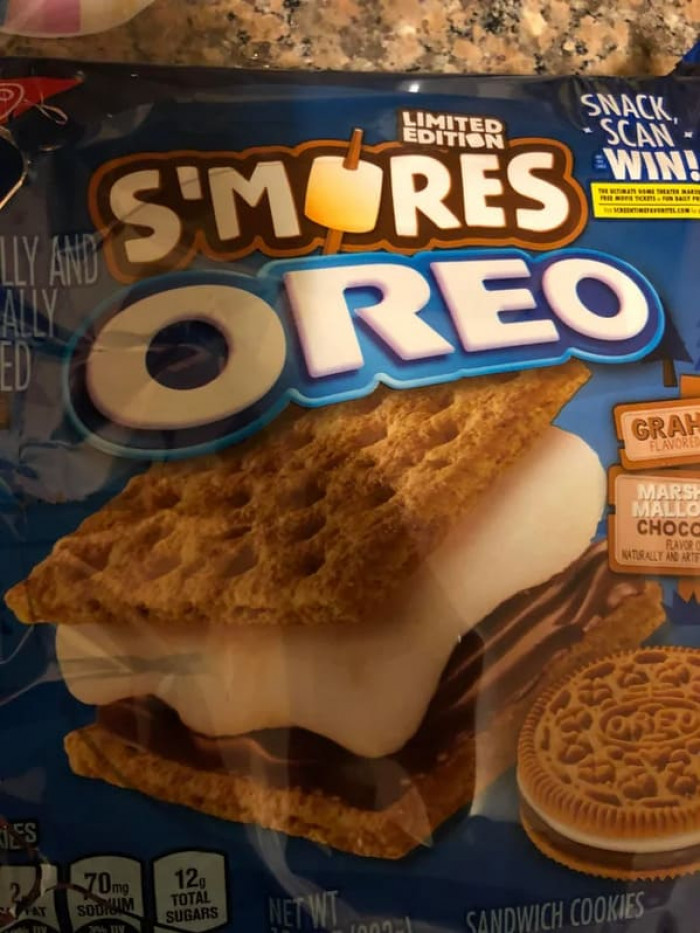 7. They missed the perfect opportunity to say “S’MOREOS”