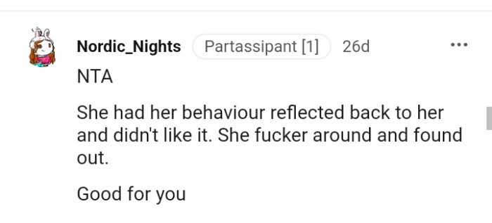 The OP's friend messed around and found out