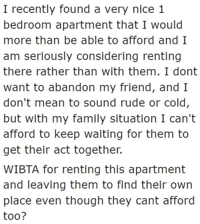 The OP also found another cheaper option since the couple can't make up their minds.