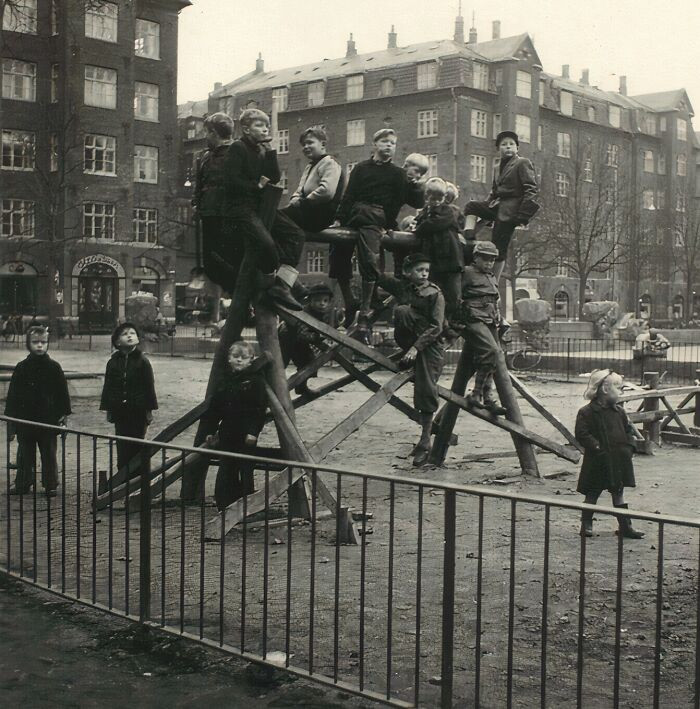 Playground At Blågårds Plads, 1953