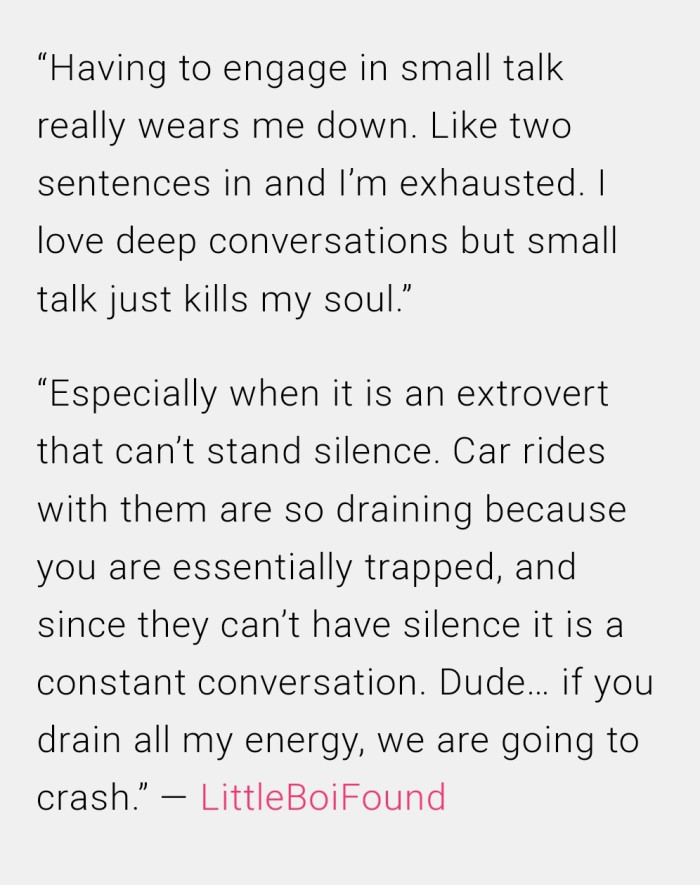 9. Small talk is no small task