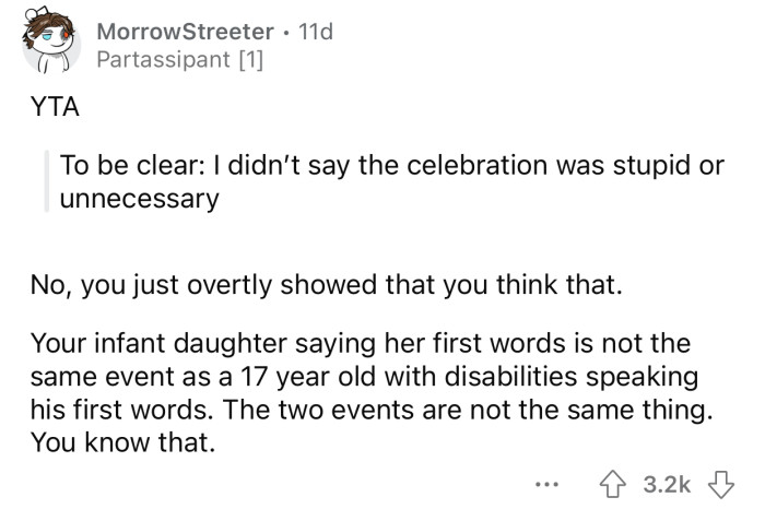 The two events OP tried to compare are totally different.