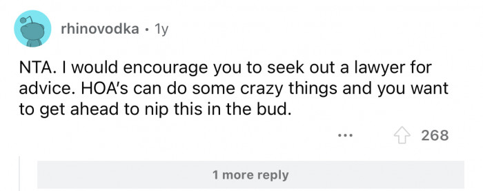 HOAs can do some crazy things if you don't stand up to them.