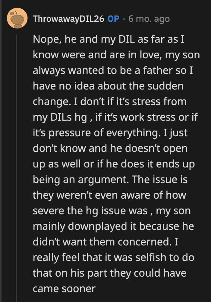 Apparently, they wanted and planned to have this baby, but his actions are proving that he is not cut out to be a father.