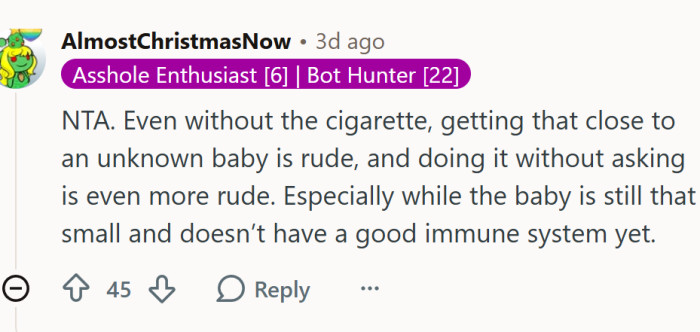 Babies are sensitive...