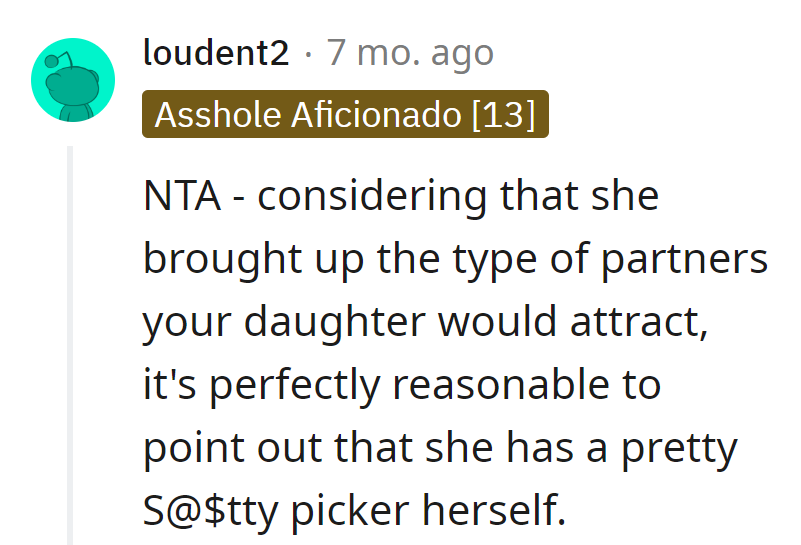 Sydney's worry about their daughter's partner choice? Well, her own picker appears a bit glitchy—maybe it needs a graffiti-style makeover!