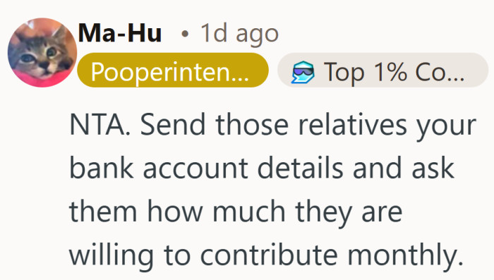 It gently shifts the question from who should pay to who is actually willing to.