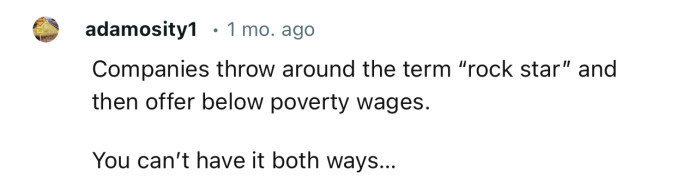 There’s something about job ads that have the words “rockstar” in them. Most of the time, the working conditions are exploitative.