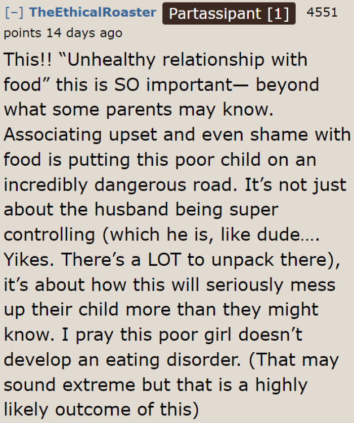The husband's actions toward his children are dangerous. He can scar them for life.