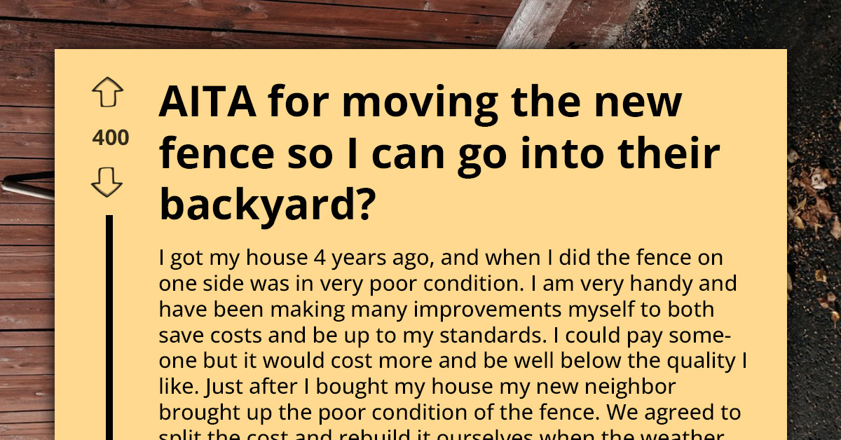 Man Rebuilds Fence On His Property With Gate Access Into Neighbor’s Yard, And Now They’re At War