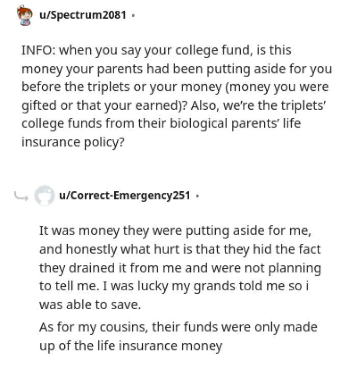 Their Funds Were Only Composed of Life Insurance Money