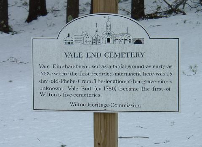Vale End Cemetery (Wilton): home to the "Blue Lady," a glowing figure reported above one particular headstone.