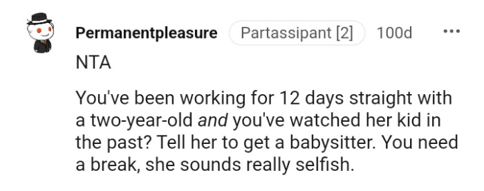 Here's a bunch of the topmost comments from other redditors in response to the OP's story