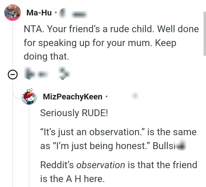 Let's head into the comments section and find out what other Redditors have to say about the story