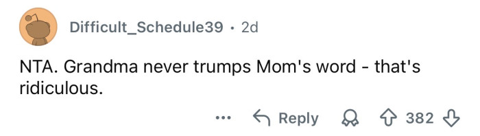 That’s ridiculous.