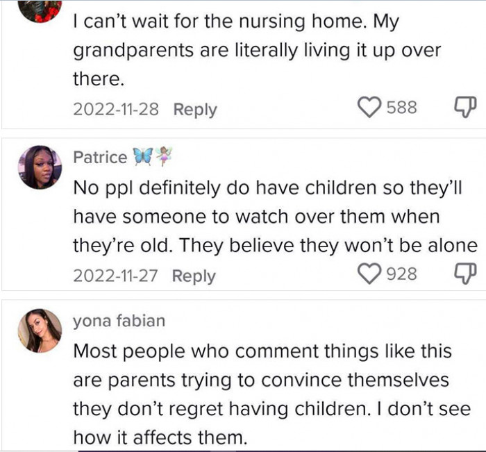 These comments make sense: