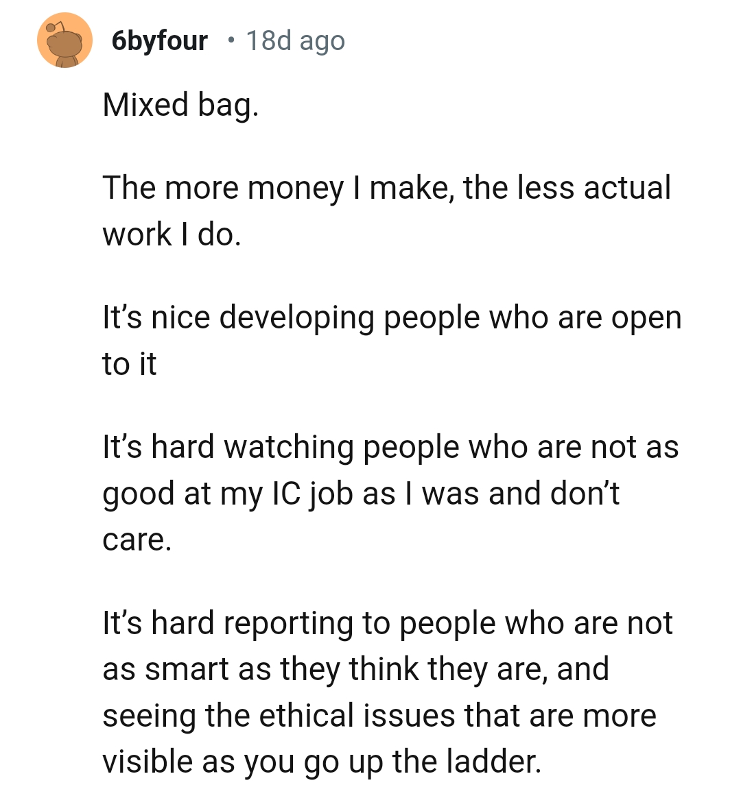 16. Reporting to people who aren't as smart as they think