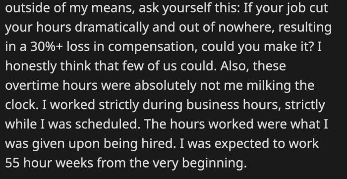 He pointed out the dramatic changes that the company wanted to implement