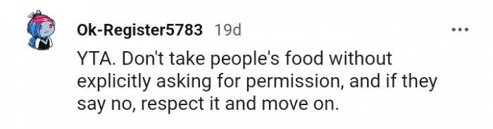 You need to respect people's NO