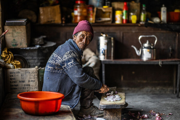 The Philip Harben Award For Food In Action: Cook At Phuktal Monastery, Ladakh, India By Gavin Burnett