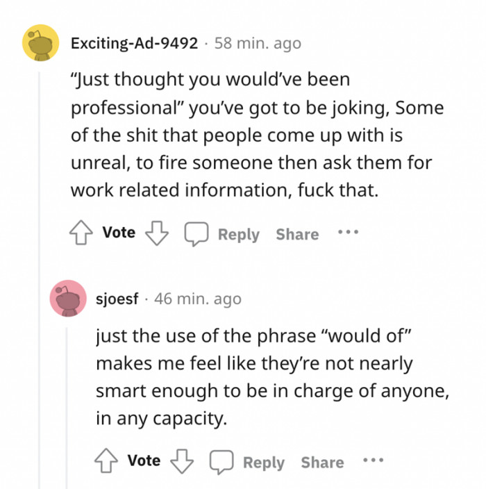 When you're not smart enough to be in charge of anyone