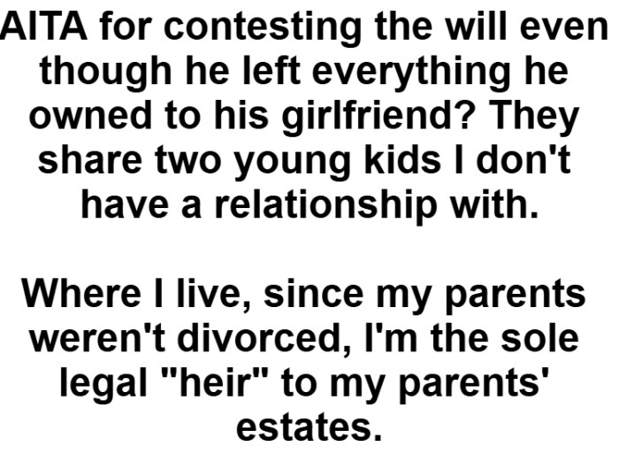 OP's dad and the GF share two young kids he doesn't have a relationship with