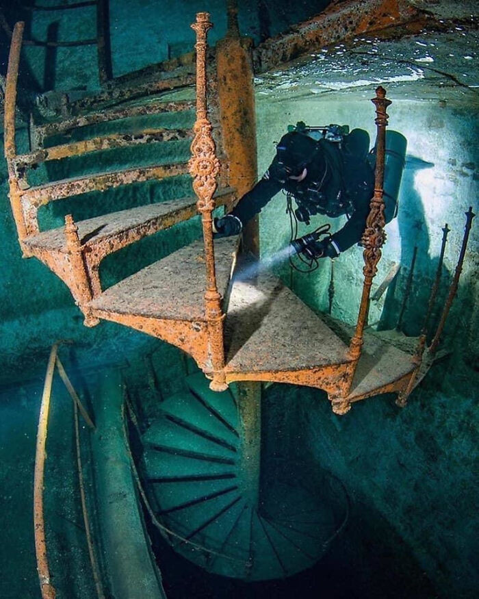 6. Flooded Beer Brewery Under Kőbánya, Budapest, Hungary