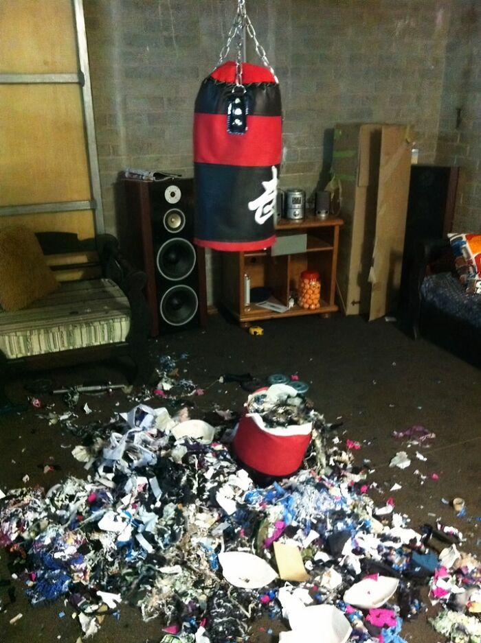 "This Is What Happens When You Buy A $20 Punching Bag From China"