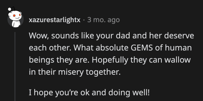 May their marriage reflect the kind of people they are.