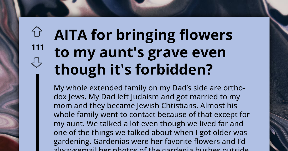 Redditor Gets Kicked Out Of Funeral For Their “Unconventional” Tribute To Late Aunt