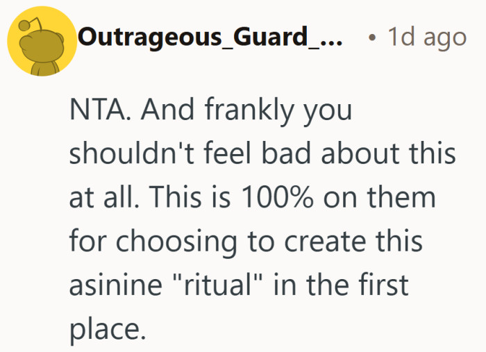 Not everyone believes an apology was even necessary in the first place.