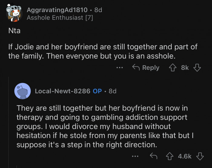 Here's how the Reddit community reacted to u/Local-Newt-8286's post: