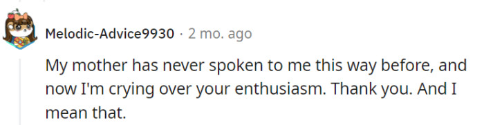 OP's touched by the enthusiasm and appreciates it with heartfelt thanks.