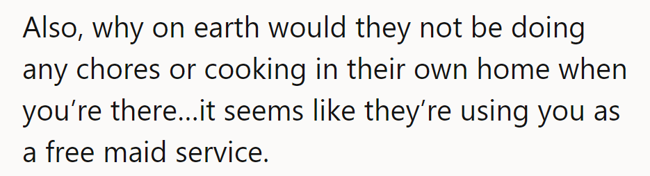 Free maid service? Time to renegotiate this living arrangement contract!