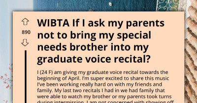 Performer Faces Tough Choice About Nonverbal Brother Attending Recital
