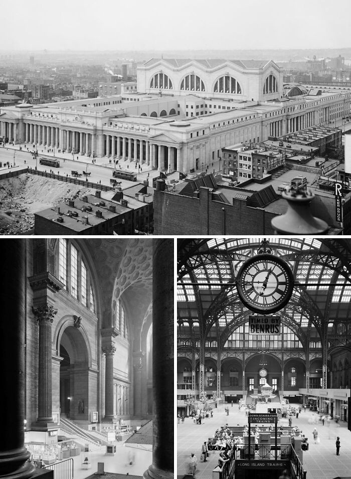 The Waiting Room Of Pennsylvania Station, New York City. Built In 1910 And Demolished In 1963
