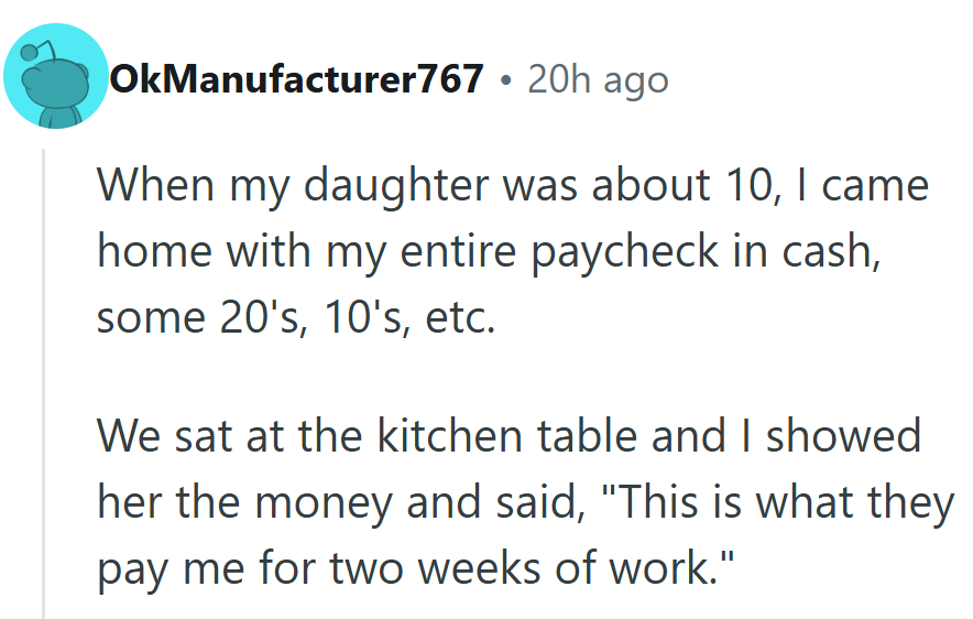 A quiet but powerful parenting moment — showing not just what money looks like, but what effort feels like.