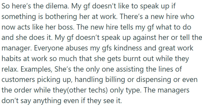 So, here is the dilemma: