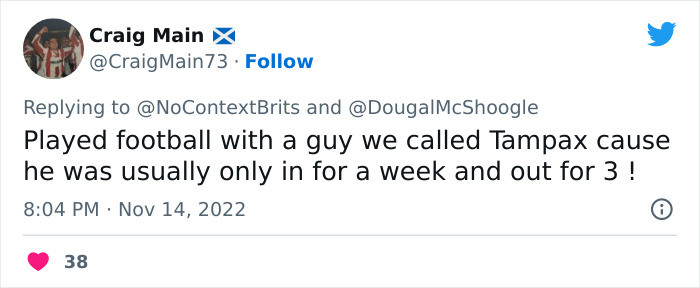 23. The guy called Tampax