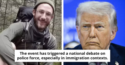 Trump comments on the Alex Pretti case while discussing the duration of federal agents' presence in Minneapolis.