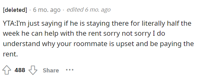If it weren't so often, then maybe it wouldn't be such a big deal, but 3 to 4 days a week is a lot.